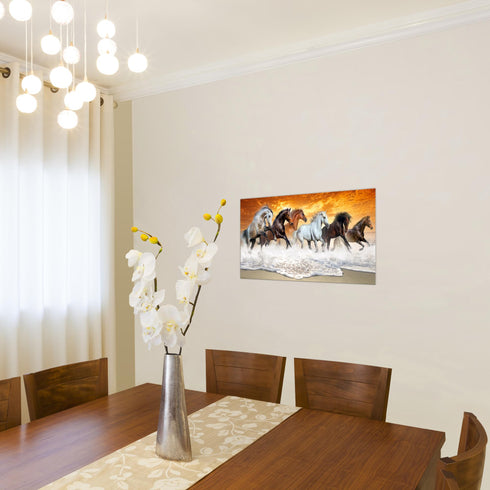 Wandbilder Wohnzimmer XXL Pferde Moderne Bilder Tiere